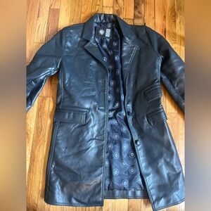 Italian leather coat